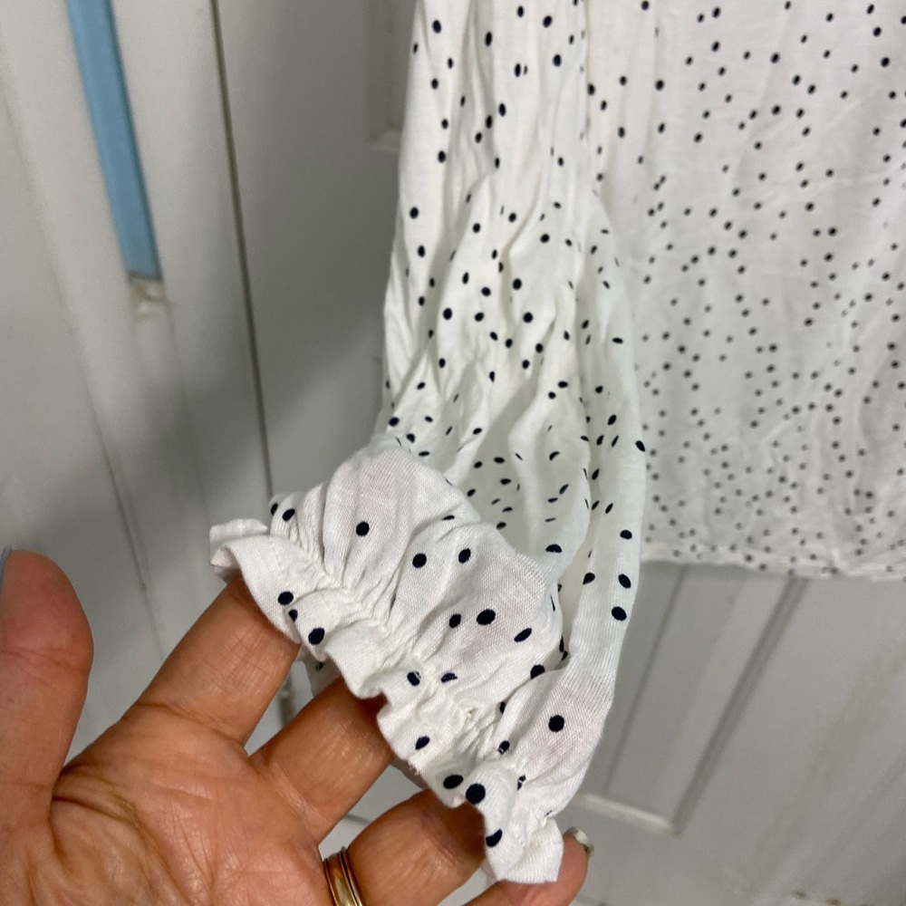 Loft polka dot top - Picture 3 of 4